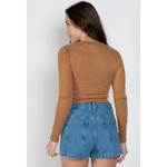 Blusa Roxy M/l Baby T Preto