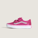 Tênis Vans Infantil Old Skool Glitter Raspberry Rose Pink