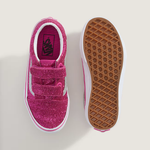 Tênis Vans Infantil Old Skool Glitter Raspberry Rose Pink