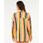 Camisa Neon Stripe Relaxed Rip Curl X Farm