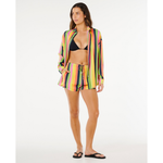 Camisa Neon Stripe Relaxed Rip Curl X Farm