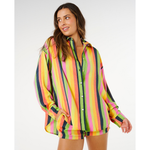 Camisa Neon Stripe Relaxed Rip Curl X Farm