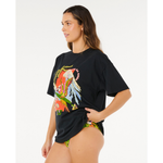 Camiseta Wave Crest Heritage Rip Curl X Farm