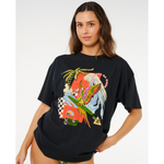Camiseta Wave Crest Heritage Rip Curl X Farm