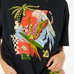 Camiseta Wave Crest Heritage Rip Curl X Farm