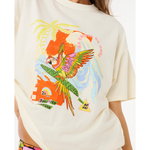 Camiseta Wave Crest Heritage Rip Curl X Farm