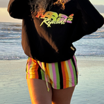 Short Neon Stripe Beach Rip Curl X Farm