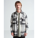 Camisa Manga Longa Volcom Park Dirty White