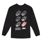 Camiseta Manga Longa High Freddy Sketch Longsleeve