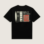 Camiseta Vans Manga Curta Stack Crackle Black