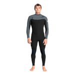 Long John Quiksilver  Everyday Sessions 3/2 Chest Zip Preto e Cinza