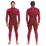 Long John Quiksilver  Everyday Sessions 3/2 Chest Zip Preto e Cinza