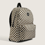 Mochila Vans old skool check olive brown