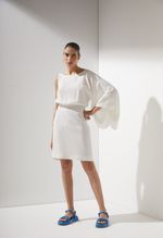 VESTIDO OMBRO SÓ MANGA JAPONESA