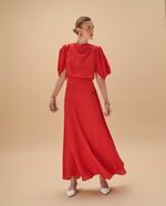VESTIDO MANGA MOULAGE