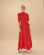 VESTIDO MANGA MOULAGE