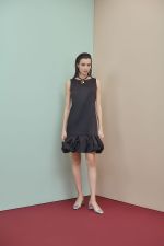 VESTIDO MIDI BARRADO BALONE