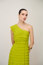 VESTIDO  OMBRO SÓ BABADOS