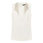 BLUSA CAVADA GOLA BORDADA