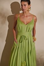 VESTIDO RECORTE TRANSVERSAL CAVADO