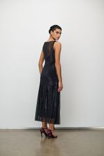 VESTIDO BABADO PONTAS TELA
