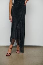 VESTIDO BABADO PONTAS TELA
