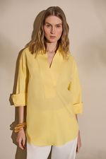 BLUSA PATE PESPONTOS