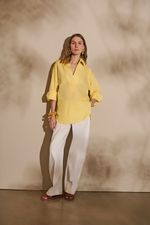 BLUSA PATE PESPONTOS