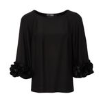 BLUSA MANGA FLORES
