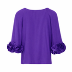 BLUSA MANGA FLORES