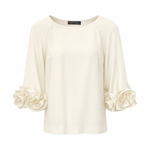 BLUSA MANGA FLORES