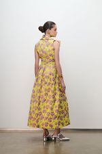 VESTIDO CORPO PREGA ASSIMETRICA