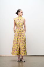 VESTIDO CORPO PREGA ASSIMETRICA