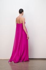 VESTIDO BUSTO NÓ CAPA COSTAS   
