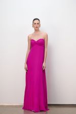 VESTIDO BUSTO NÓ CAPA COSTAS   