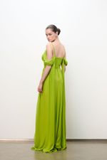 VESTIDO CORPO DRAPE SAIA PREGAS