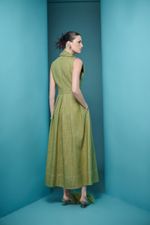VESTIDO CORPO PREGA ASSIMETRICA