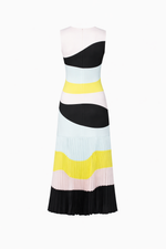 VESTIDO MIDI RECORTES
