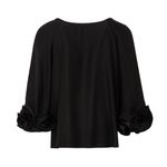 BLUSA MANGA FLORES