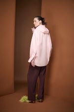 CAMISA OVERSIZED COM CAPUZ