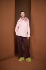 CAMISA OVERSIZED COM CAPUZ