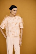 BLUSA BOX BORDADA