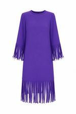 VESTIDO MIDI FRANJAS