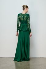 VESTIDO LONGO PEPLUM BALONÊ