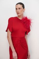 VESTIDO LONGO MANGA JAPONESA