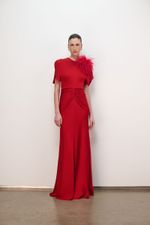 VESTIDO LONGO MANGA JAPONESA