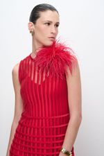 VESTIDO CAVA ENTRADA APLICAÇAO