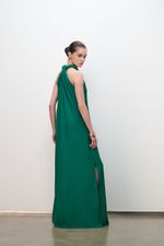 VESTIDO CAVA ENTRADA PREGAS
