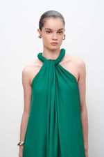 VESTIDO CAVA ENTRADA PREGAS