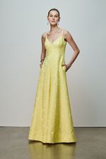 VESTIDO LONGO PREGA FRENTE